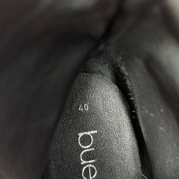 Bueno Destiny - Merlot Maroon Leather Lace Up Zip Combat Boots Size 9.5 Women - Picture 7 of 7